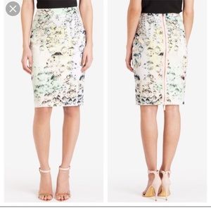 Ted Baker printed pencil skirt